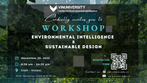 CEI Workshop 2023: Environmental Intelligence and Sustainable Design