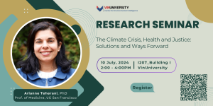 [Research Seminar]The Climate Crisis, Health and Justice: Solutions and Ways Forward