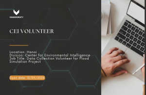 [Job Opportunity] Data Collection Volunteer for Flood Simulation Project – Center for Environmental Intelligence