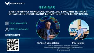 Seminar “Brief Review of Hydrologic Modelling & Machine Learning for Satellite – Precipitation Estimation: The PERSIANN System”