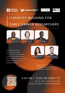 Workshop: Capacity Building for Early Career Researchers​
