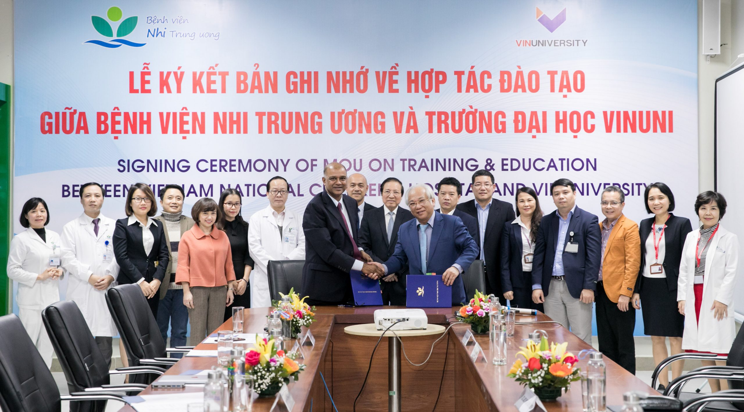 TRƯỜNG ĐẠI HỌC VINUNI VÀ BỆNH VIỆN NHI TRUNG ƯƠNG KÝ KẾT HỢP TÁC CHIẾN LƯỢC TRONG ĐÀO TẠO NGUỒN NHÂN LỰC TINH HOA