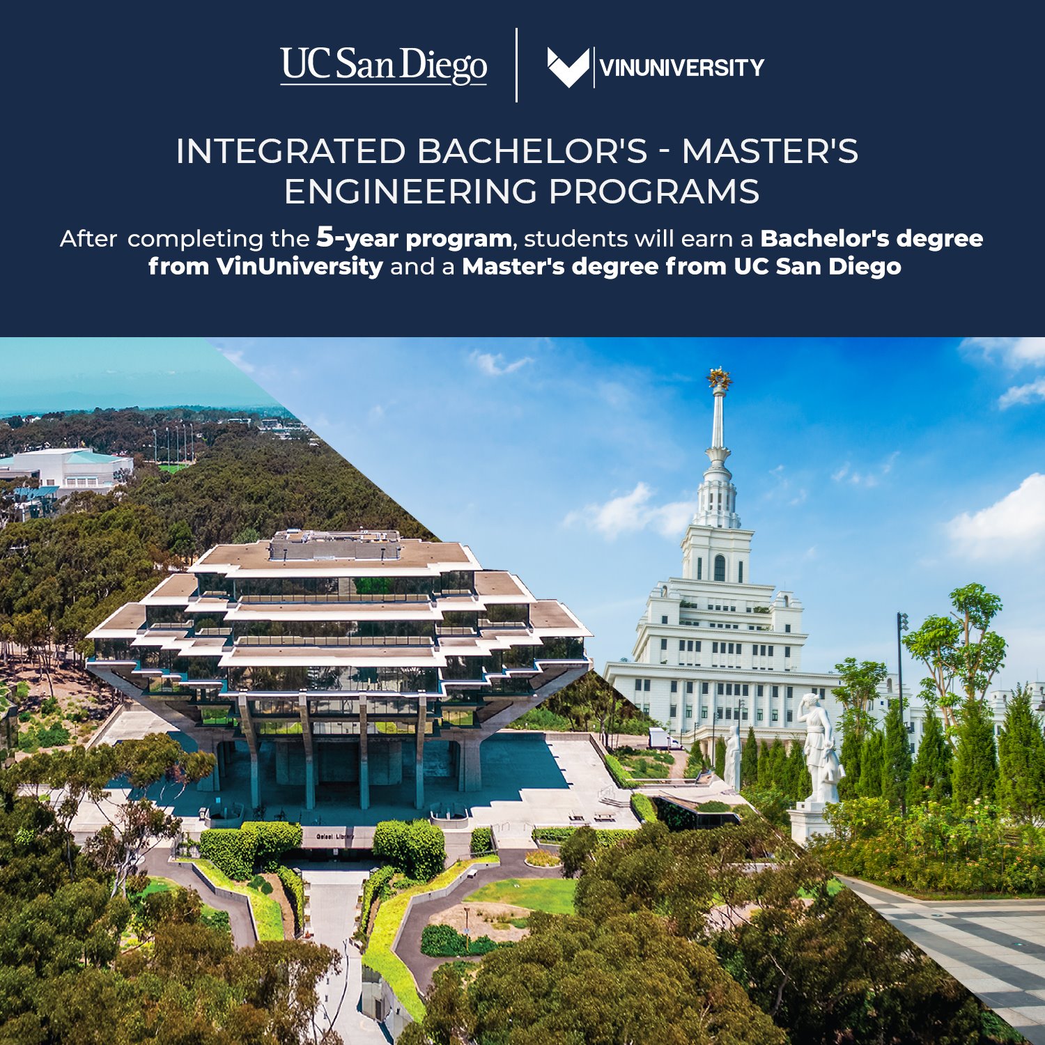 VinUniversity and University of California, San Diego to work on the