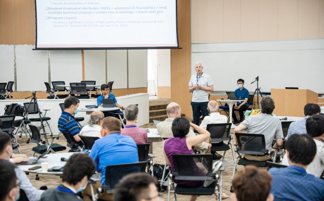 Many Scientists and Scholars Gathered at The Smart Health Workshops Organized by VinUniversity and the University of Illinois Urbana Champaign