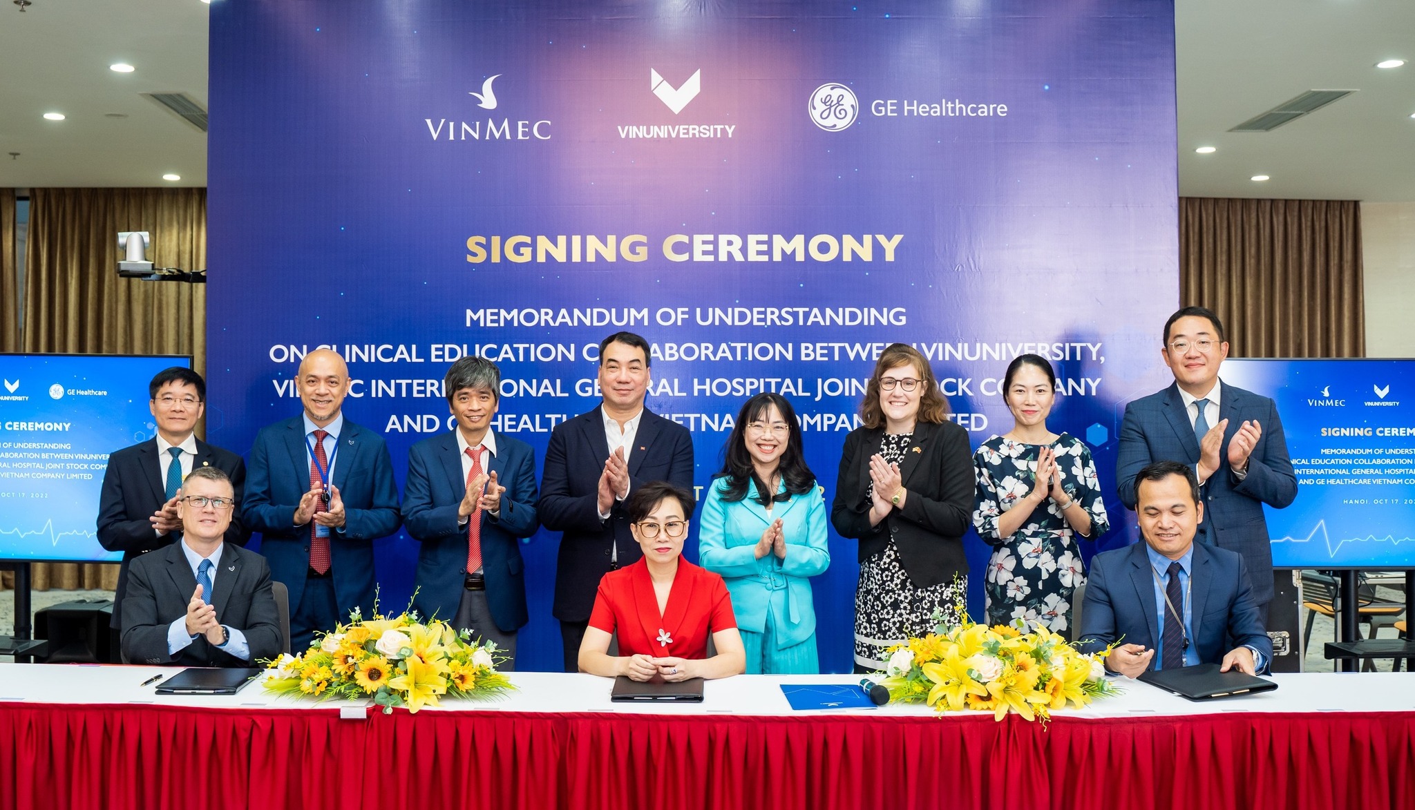 VinUniversity Cooperates with Vinmec and GE Healthcare Vietnam to Implement Continuing Medical Training Courses on Healthcare Imaging and Anesthesia