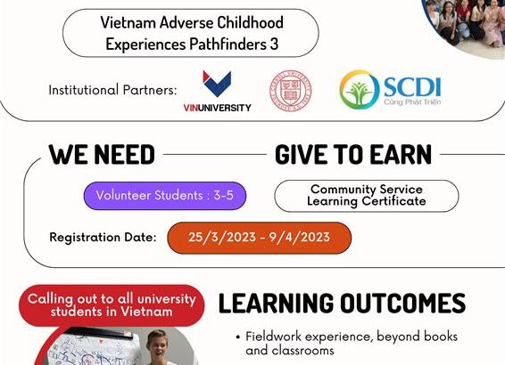 Calling out to all university students in Vietnam