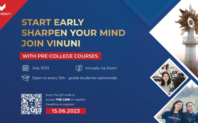 Start early and sharpen your mind with the pre-college courses at VinUni