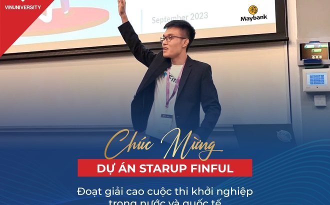 VinUni students win prizes in domestic and foreign startup competitions with an edtech solution