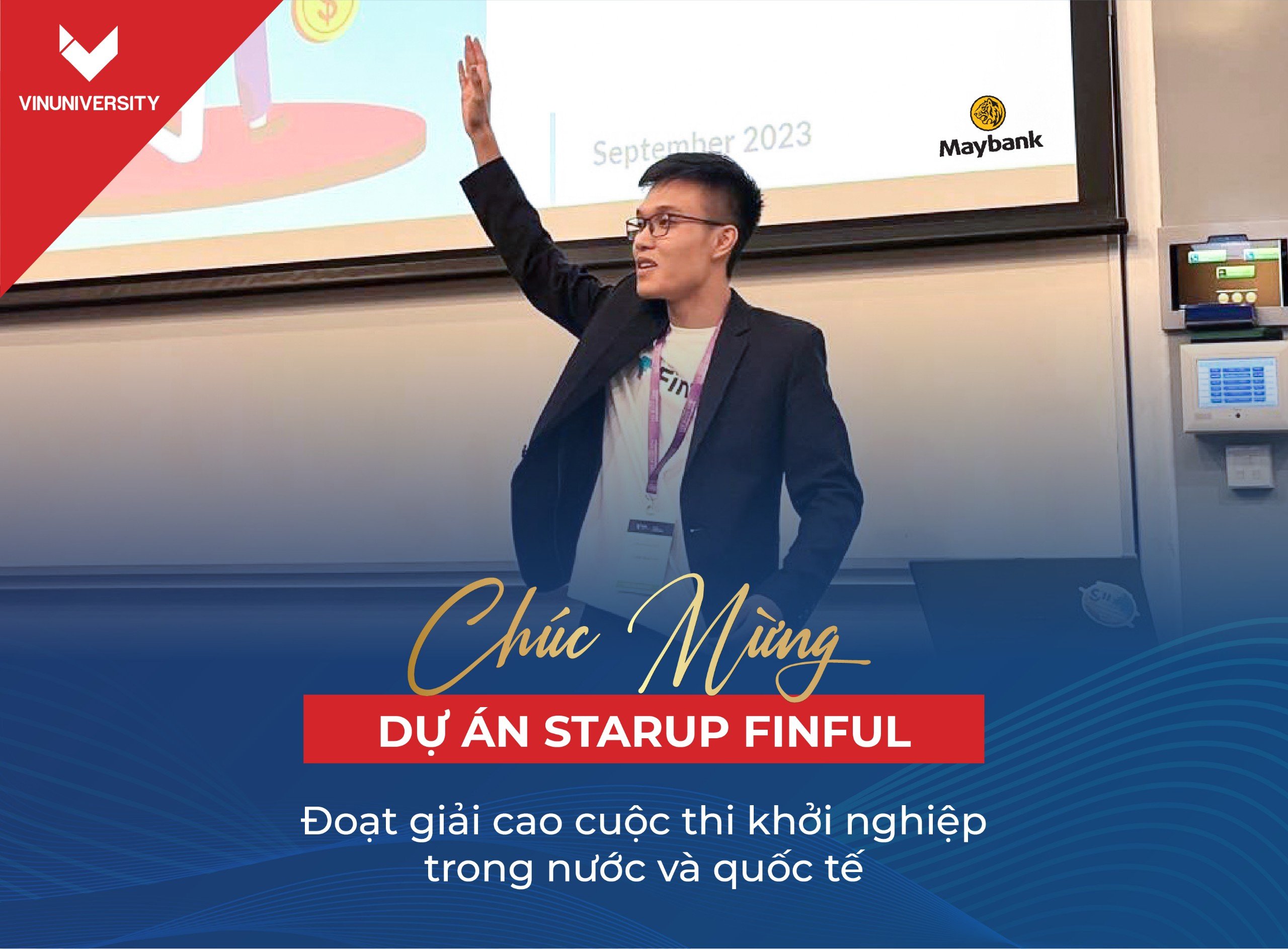 VinUni students win prizes in domestic and foreign startup competitions with an edtech solution