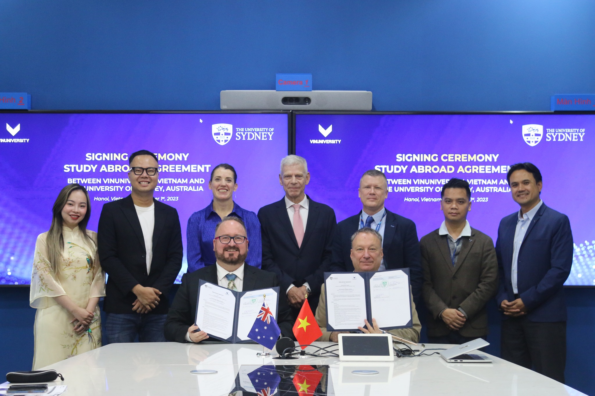 VinUniversity proudly became University of Sydney’s first partner in the world to sign a Study Abroad Agreement with tuition and accommodation fees waiver