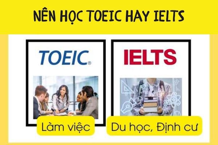 IELTS và TOEIC nên học cái nào? Lựa chọn nào phù hợp với sinh viên?