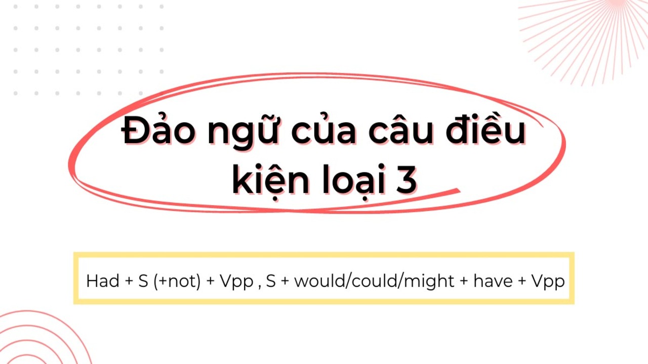 Đảo ngữ câu điều kiện loại 3: cấu trúc, cách sử dụng