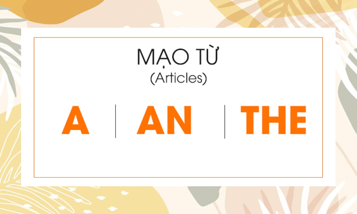 Giải đáp mạo từ trong tiếng Anh là gì?