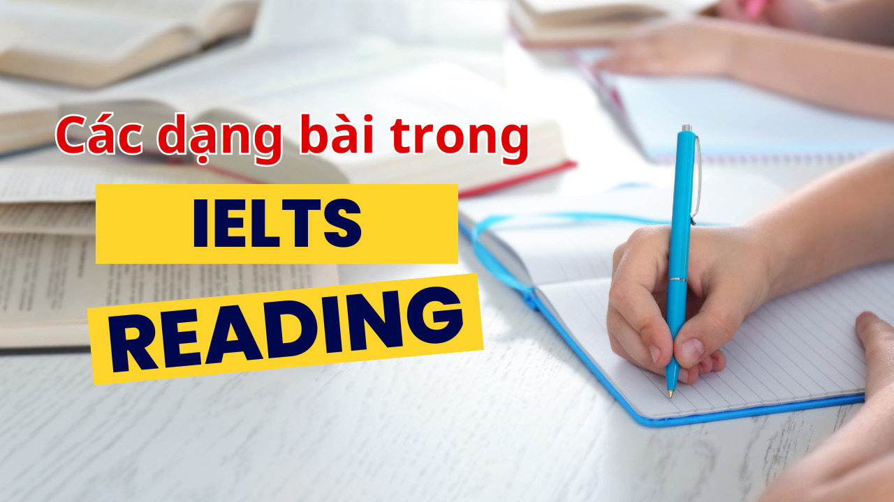 Hướng dẫn các dạng bài trong IELTS Reading: Phân tích chi tiết và ví dụ