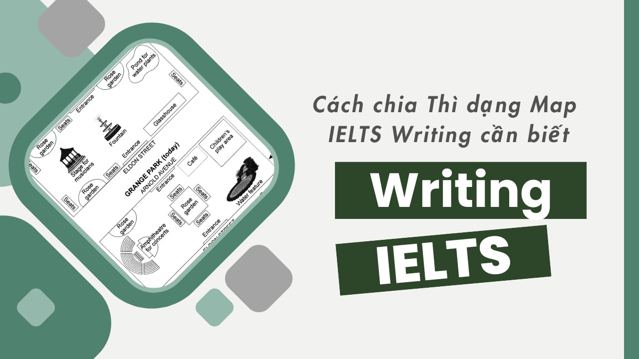 Hướng dẫn chi tiết cách chia Thì dạng Map IELTS Writing