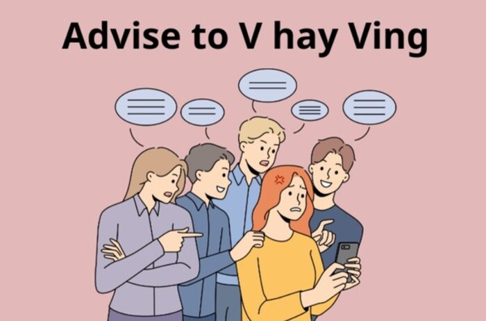 Advised to V hay V-ing? Tổng hợp cấu trúc, cách dùng và bài tập đầy đủ hình 2 advised-to-v-hay-v-ing-tong-hop-cau-truc-cach-dung-va-bai-tap-day-du-hinh-2.jpg