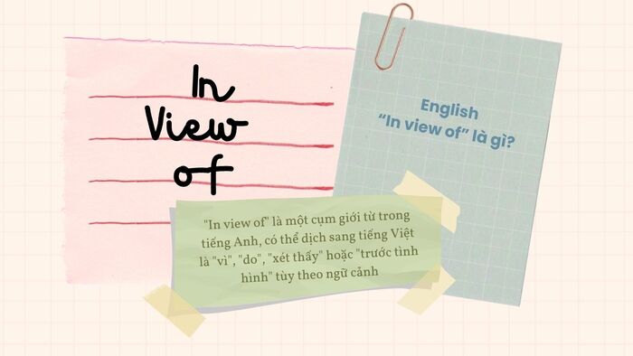 “In view of” là gì? Từ vựng tiếng Anh quan trọng cần biết hình 1 in-view-of-la-gi-tu-vung-tieng-anh-quan-trong-can-biet-hinh-1.jpg