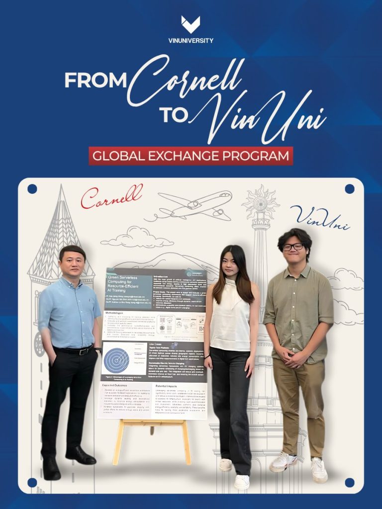 Trải nghiệm nghiên cứu môi trường thực tiễn – Kỳ thực tập đáng nhớ tại VinUni của sinh viên Đại học Cornell