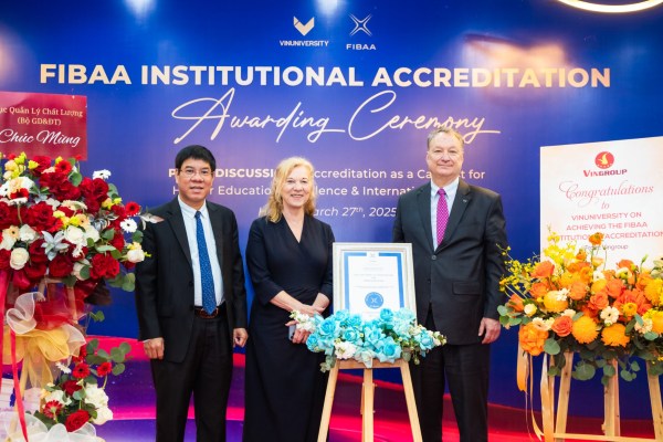 VinUniversity received the FIBAA quality seal