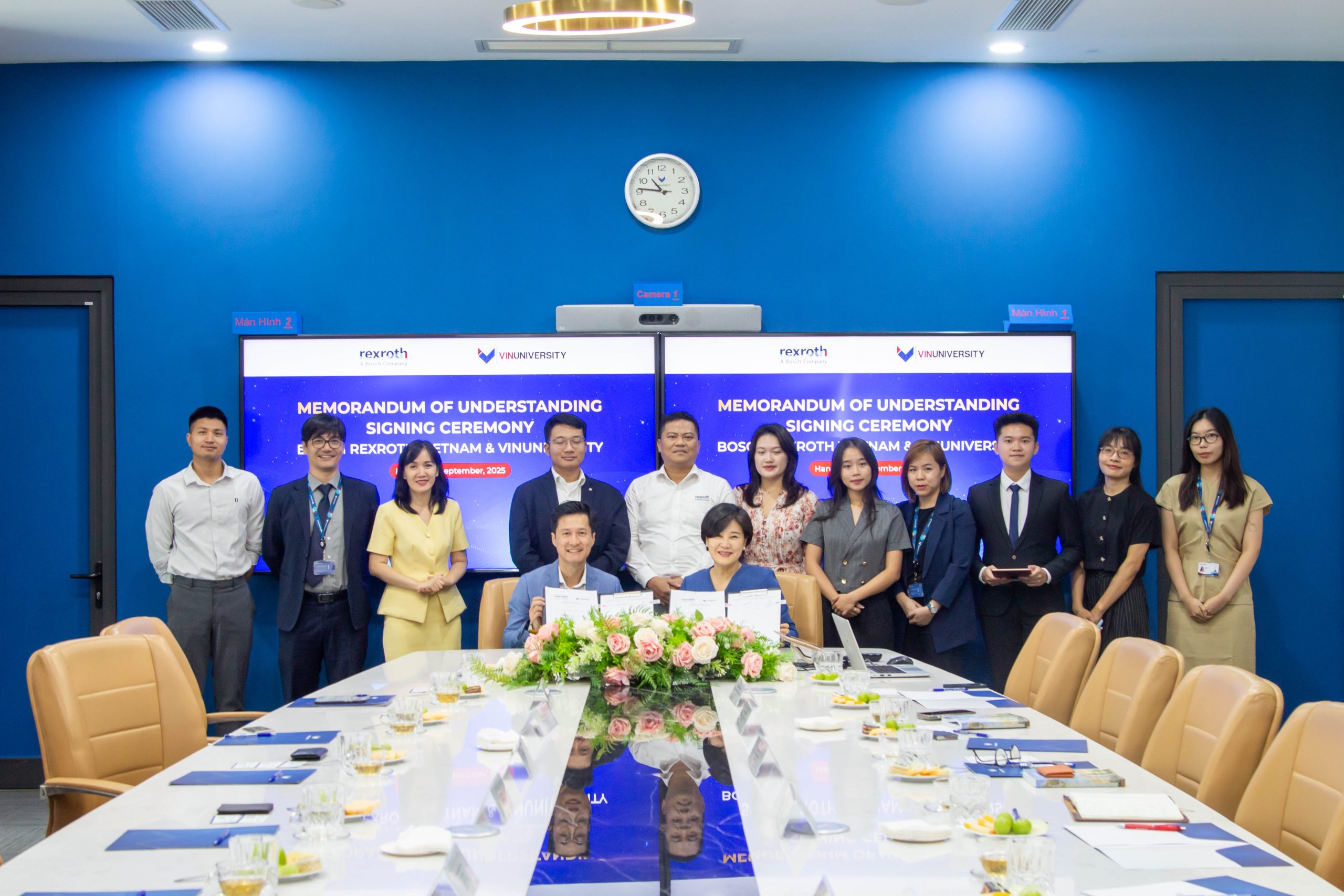 VinUniversity and Bosch Rexroth Vietnam (A Bosch Company) has signed MOU to Advance Industry-Academia Collaboration in Smart Manufacturing & Engineering