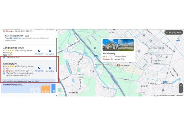 Local Business Schema Markup – Hiển thị thông tin doanh nghiệp