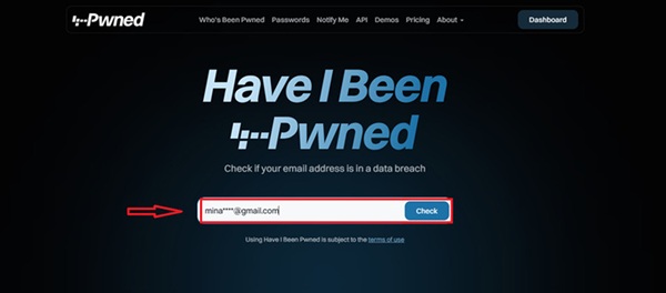 Kiểm tra địa chỉ email hoặc số điện thoại của bạn với Have I Been Pwned? (HIBP)