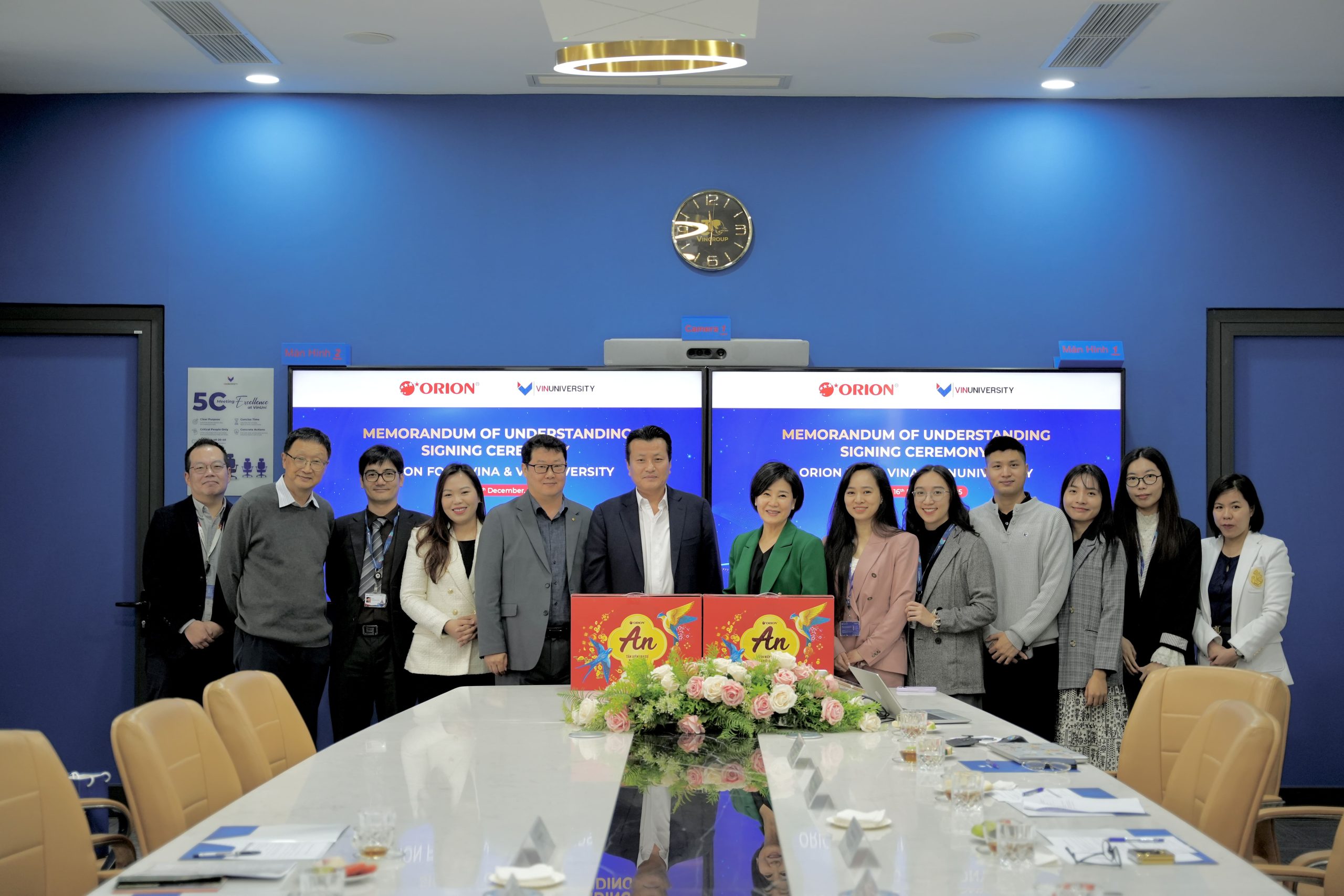 VinUniversity and Orion Food Vina Sign MOU to Advance Industry – Academia Collaboration in Manufacturing & Business Innovation