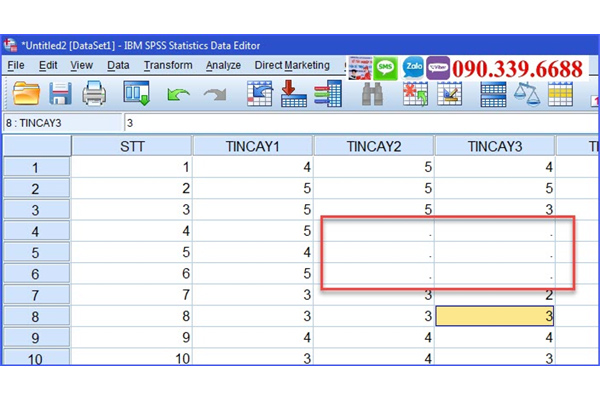 Kiểm tra và xử lý dữ liệu thiếu - missing data