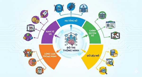 5 trụ cột quan trọng tạo nên hệ sinh thái hoàn chỉnh cho một đô thị thông minh